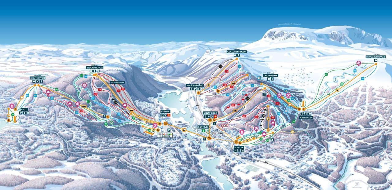 Kikut Alpin Lodge Ski In - Ski Out Geilo Exteriér fotografie